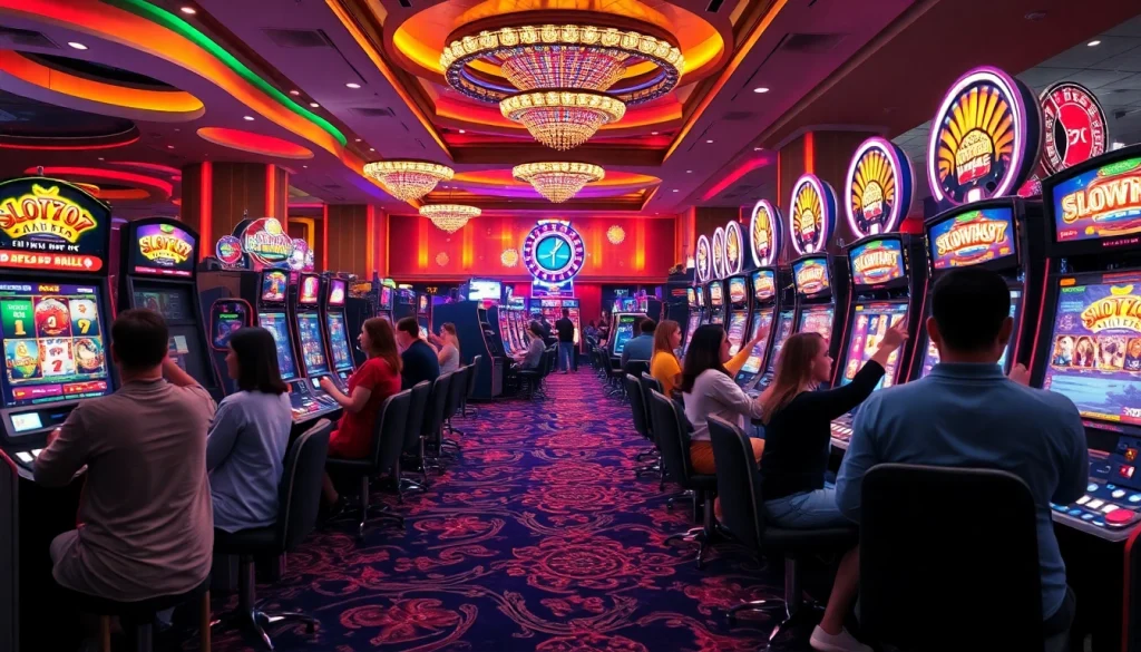 Exciting gaming action showcasing Slot777 vs Naga169 with players celebrating wins.